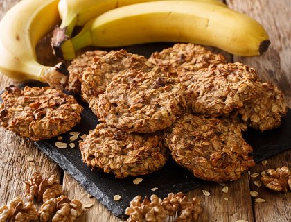 Banana Oat Vegan Cookies