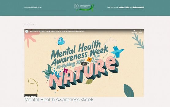 Mental Health Awareness Week