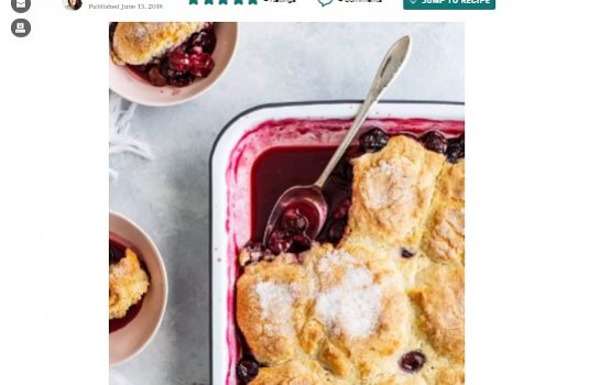 National Cherry Cobbler Day